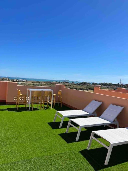 Lujoso Atico Sobre El Golf En Los Alcázares Exterior foto